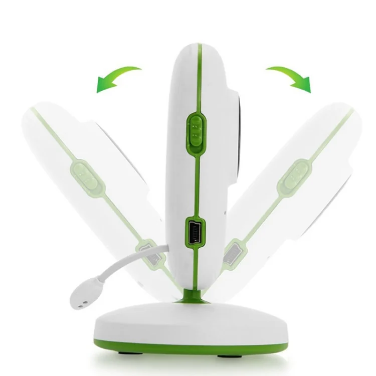 VB602 2.4 inch LCD 2.4GHz Wireless Surveillance Camera Baby Monitor, Support Two Way Talk Back, Night Vision(White) - Image 3