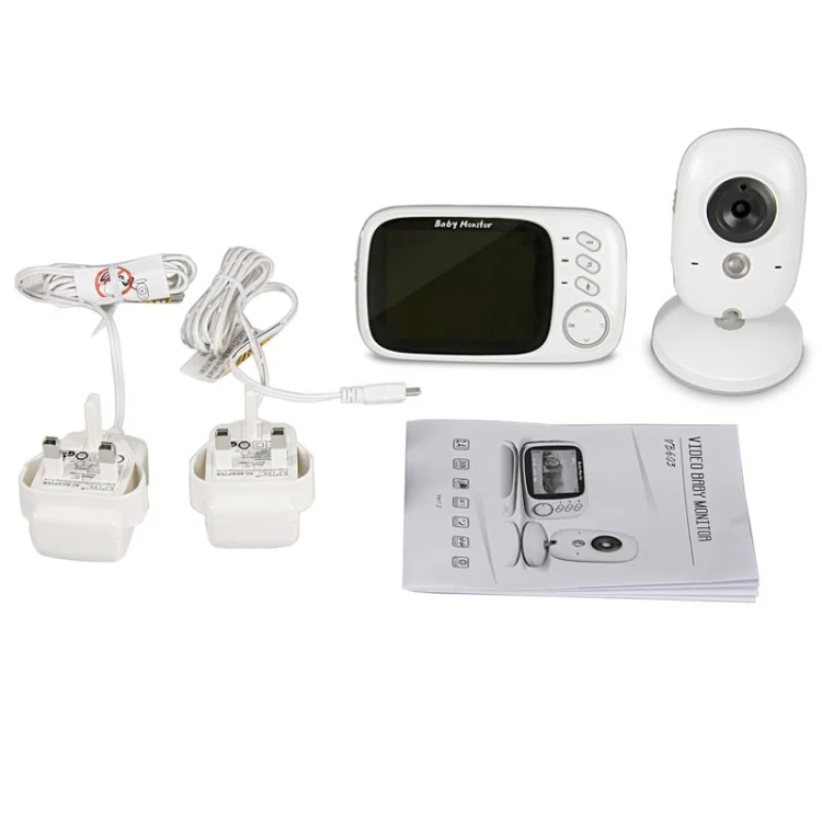 VB603 3.2 inch LCD 2.4GHz Wireless Surveillance Camera Baby Monitor, Support Two Way Talk Back, Night Vision(White) - Image 7