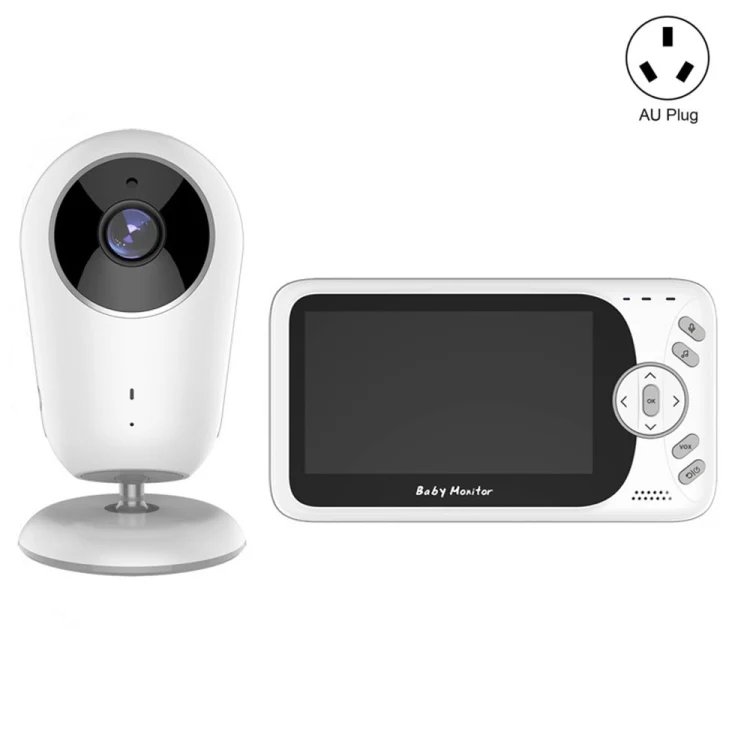 VB608 4.3 inch Wireless Video Baby Monitor IR LED Night Vision Intercom Surveillance Camera(AU Plug)