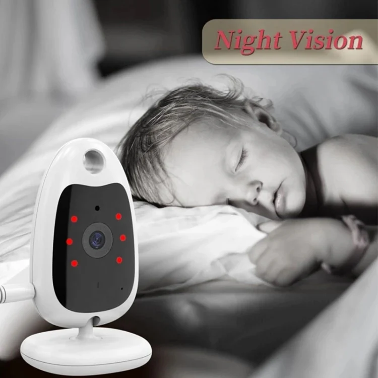 VB610 Baby Monitor Camera Wireless Two-way Talk Back Baby Night Vision IR Monitor(UK Plug) - Image 6