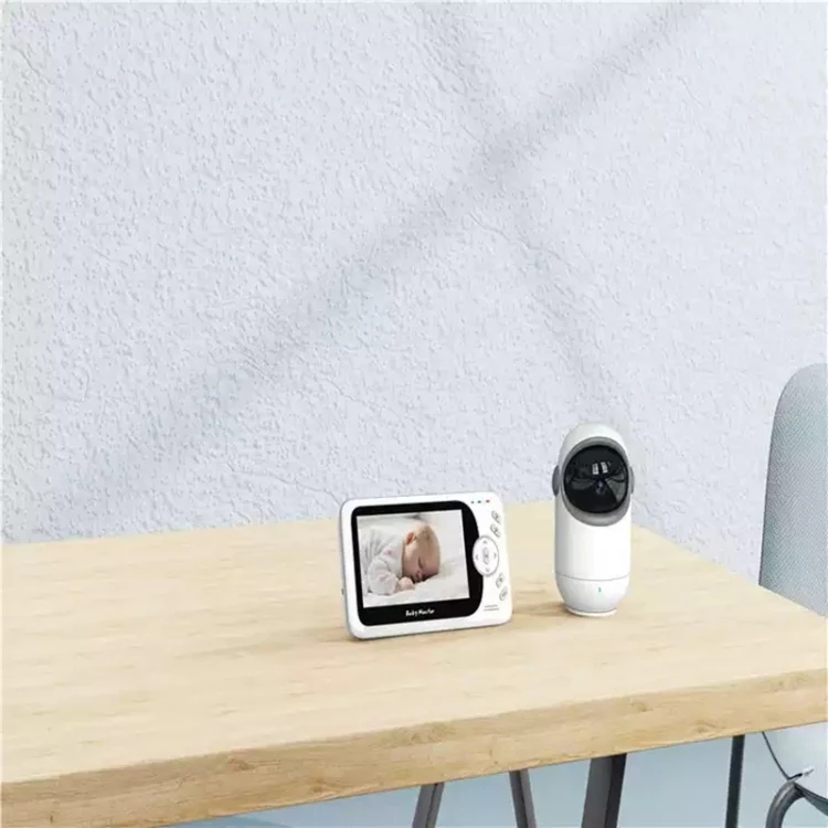 VB801 4.3 inch Night Vision Camera Baby Monitor, Wireless Intercom Audio Video Camera, Temperature Detection(UK Plug) - Image 6