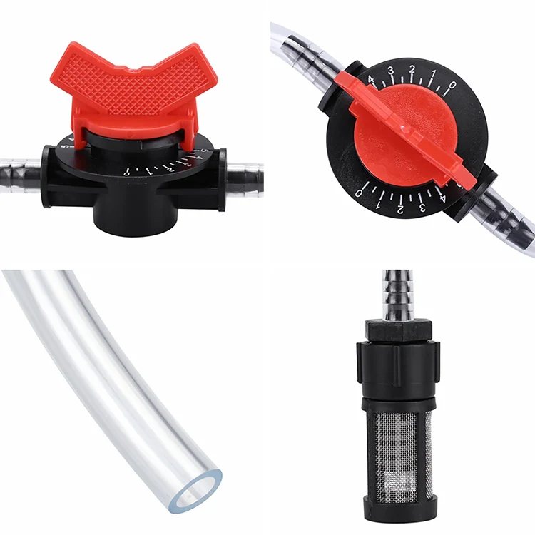 Venturi Fertilizer Applicator G3/4 Fertilizer and Filter Straw Kit with Six-point Connector - Image 4