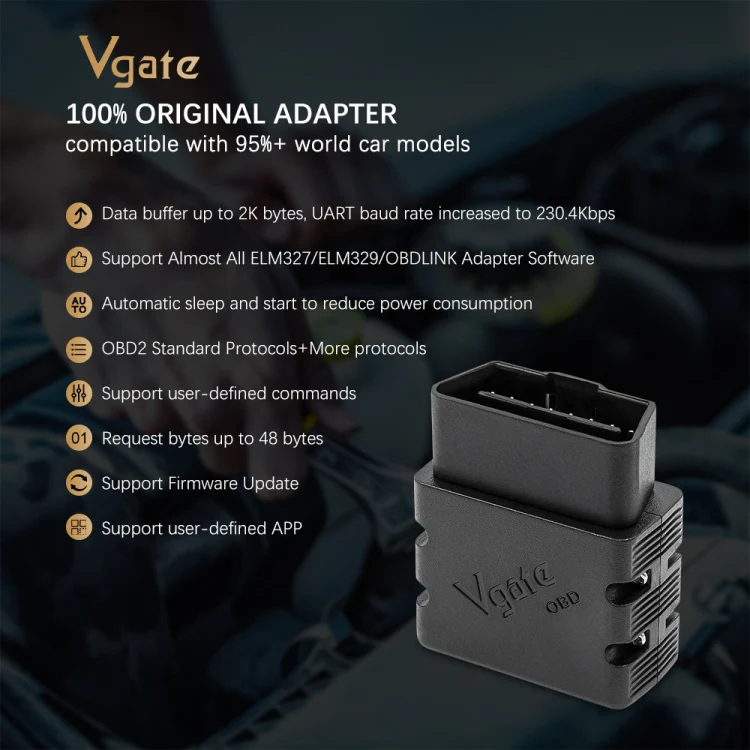 Vgate VLINKER MC V2.2 Bluetooth 3.0 Car OBD Fault Diagnosis Detector - Image 8