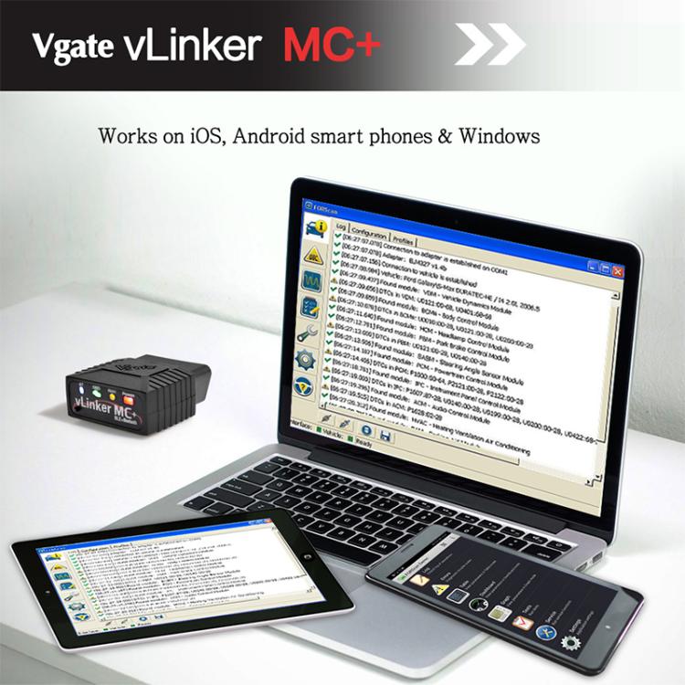 Vgate VLINKER MC+ V2.2 Bluetooth 4.0 Car OBD Fault Diagnosis Detector - Image 4