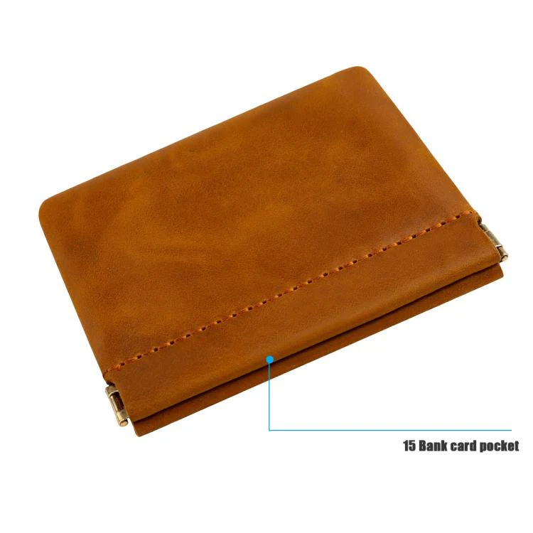 Vintage Crazy Horse Genuine Leather Coin Purse Lipstick Car Key Storage Bag(Black) - Image 4
