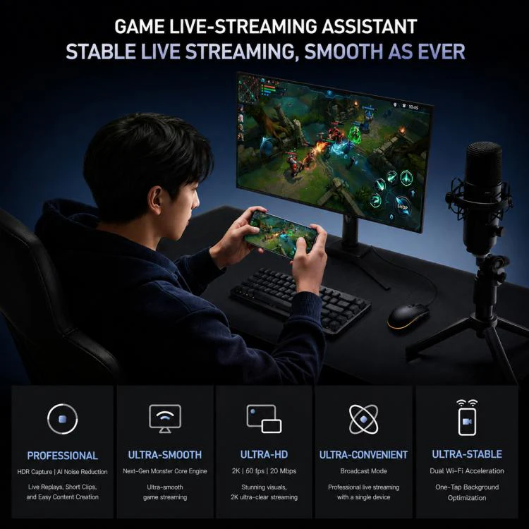 vivo iQOO 15T, 12GB+512GB, Ultrasonic 3D Fingerprint, 6.82 inch Android 16 OriginOS 6 Dimensity 9500 Monster Octa Core, OTG, NFC, Network: 5G, Support Google Play (Blue) - Image 18