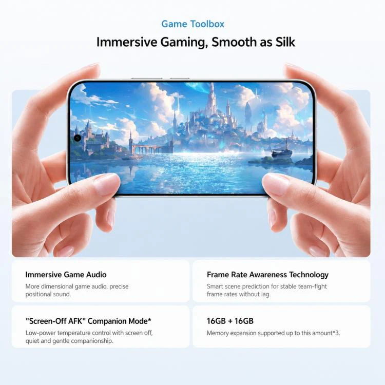 vivo S60, 16GB+512GB, 6.59 inch Android 16 OriginOS 6 Snapdragon 8s Gen 3 Octa Core, OTG, NFC, Network: 5G, Support Google Play (White) - Image 16
