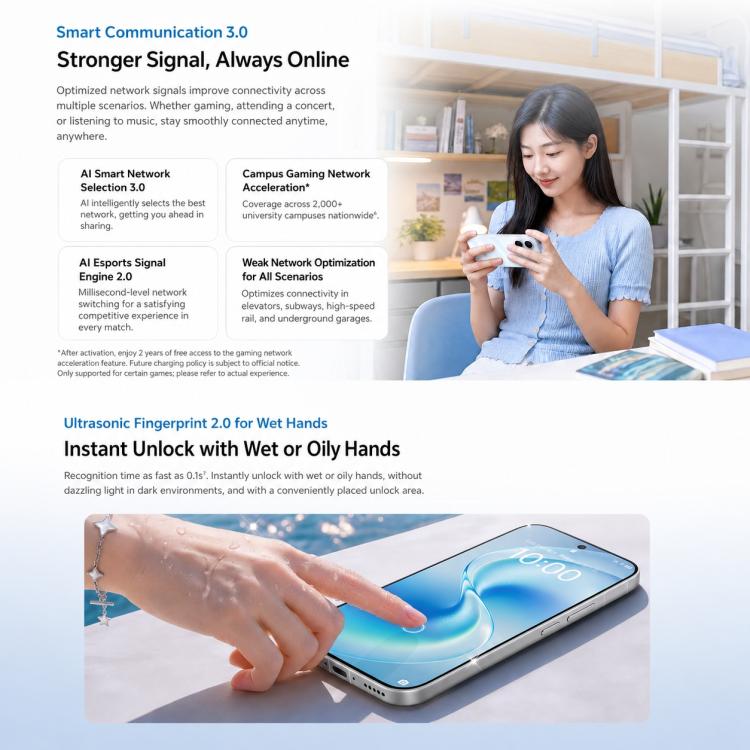 vivo S60, 16GB+512GB, 6.59 inch Android 16 OriginOS 6 Snapdragon 8s Gen 3 Octa Core, OTG, NFC, Network: 5G, Support Google Play (White) - Image 19