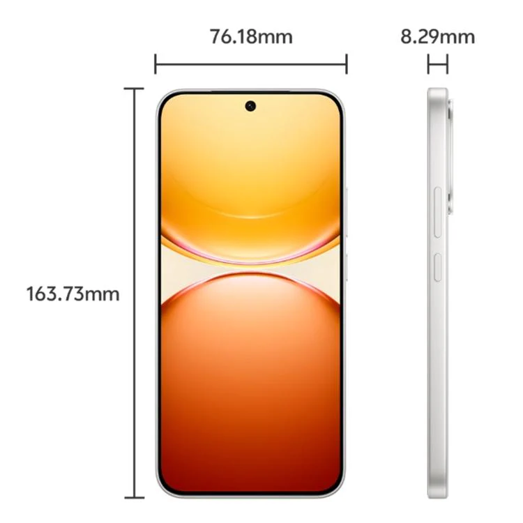 vivo Y600 Turbo, 12GB+512GB, In-screen Fingerprint, 6.83 inch Android 16 OriginOS 6 Snapdragon 7s Gen 4 Octa Core, OTG, NFC, Network: 5G (Gold) - Image 3