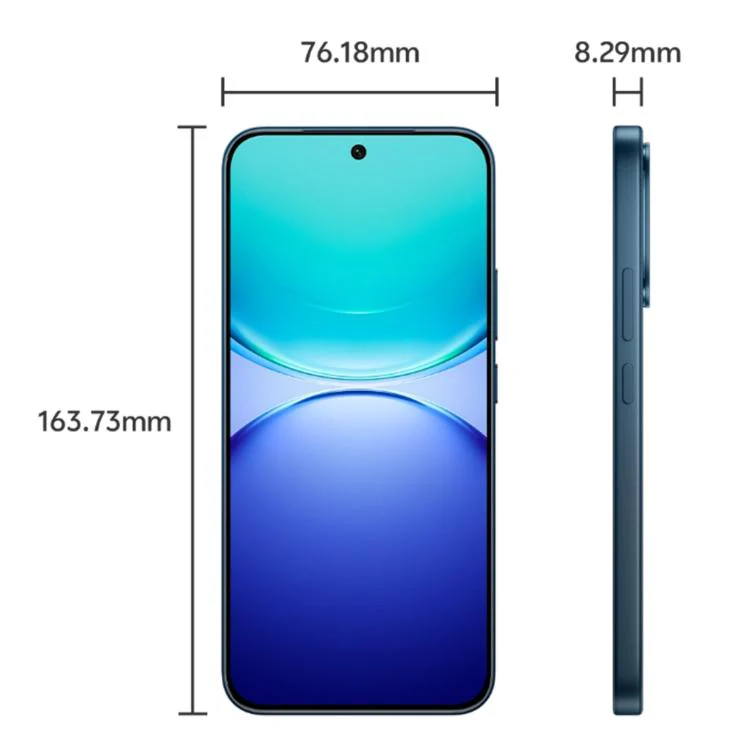 vivo Y600 Turbo, 12GB+512GB, In-screen Fingerprint, 6.83 inch Android 16 OriginOS 6 Snapdragon 7s Gen 4 Octa Core, OTG, NFC, Network: 5G(Blue) - Image 3