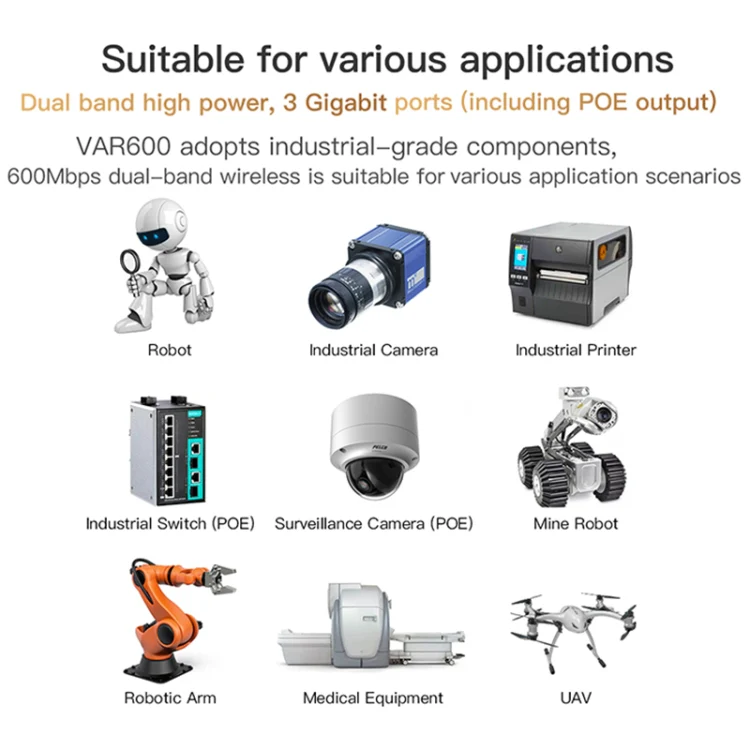 VONETS VAR600-H 600Mbps Wireless Bridge WiFi Repeater, With DC Adapter Set - Image 8