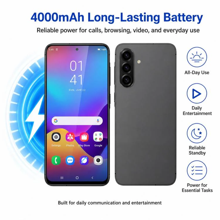 W&O X56, 3GB+32GB, 6.75 inch Android 12.0 Mediatek MT6762 Octa Core, Network: 4G, OTG, Plug:US Plug(Black) - Image 10