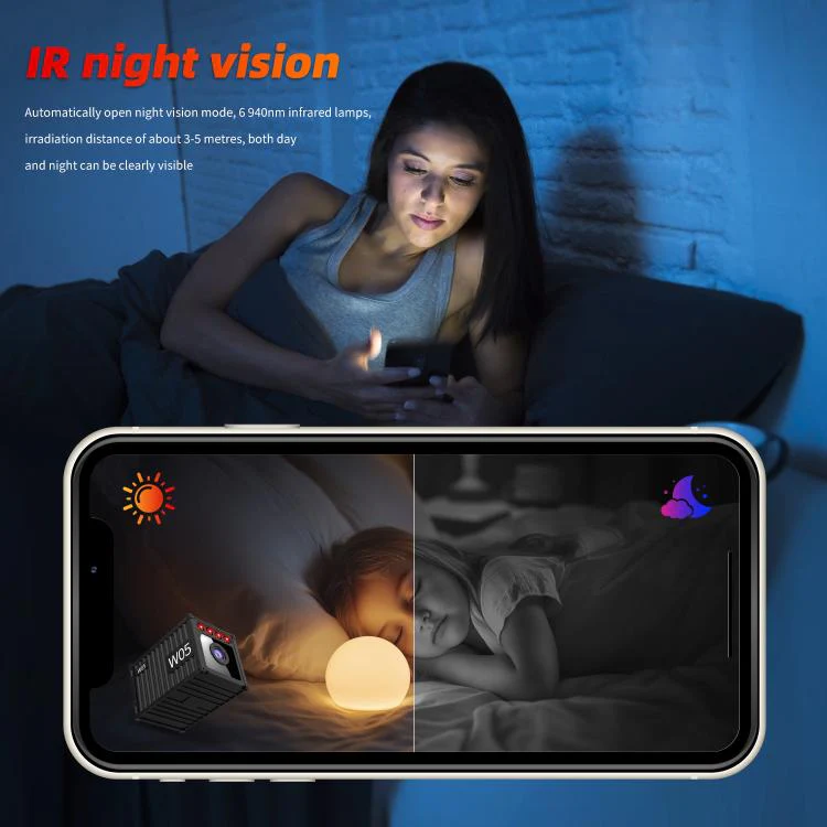 W05 1080P Smart HD Wireless Mini Camera(White) - Image 9