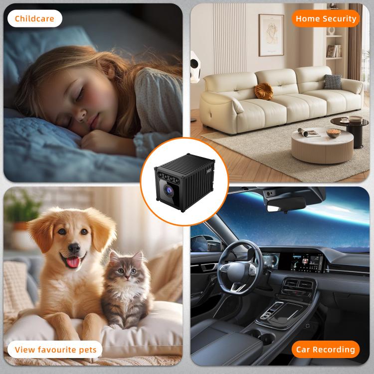 W05 1080P Smart HD Wireless Mini Camera(Yellow) - Image 13
