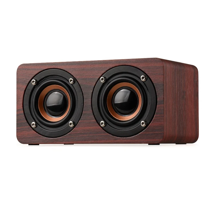 W5+ Wooden Wireless Bluetooth Speaker(Mahogany) - Image 2