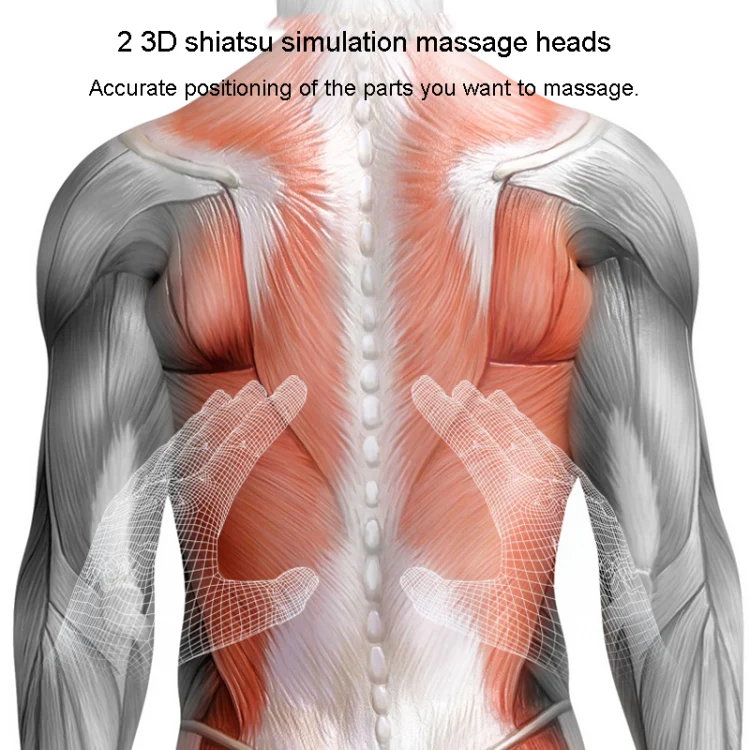 Waist And Back Massager Lumbar Vertebra Car Neck Massage Pillow, Specification: Charging Model Yellow - Image 14