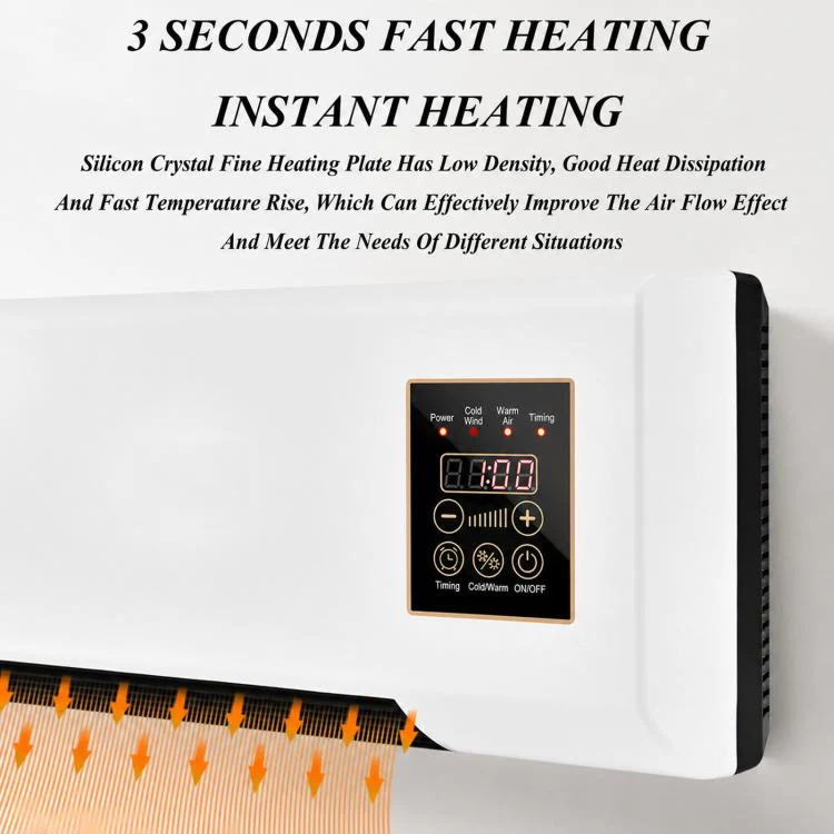 Wall Mounted Air Conditioner Fan Household Cooling & Heating Fan Electric Heater AU Plug - Image 5