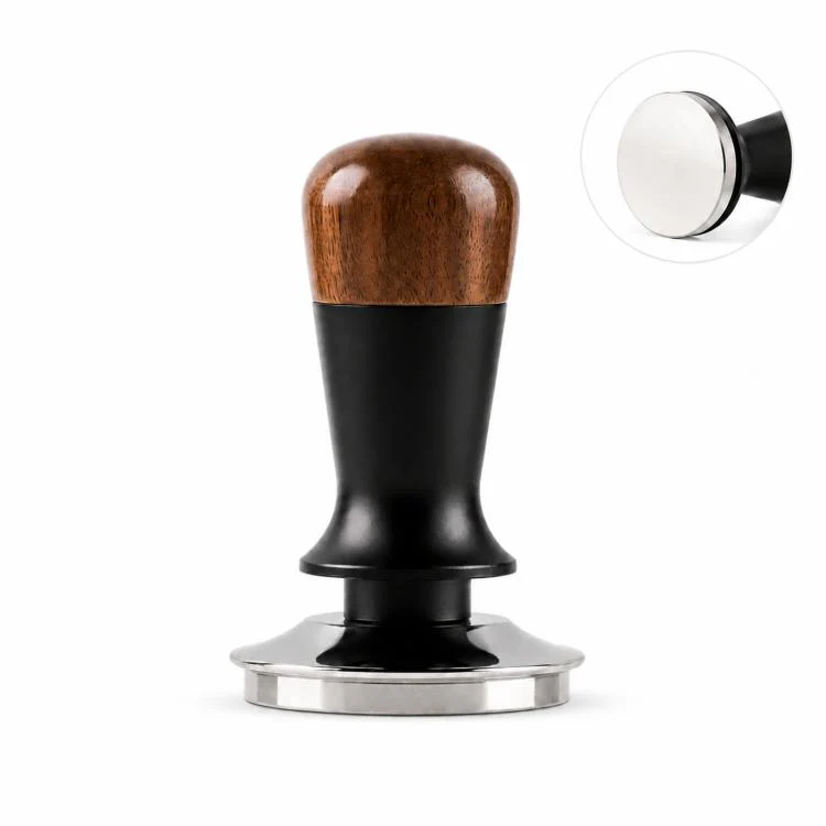 Walnut Wood Handle Coffee Constant Force Tamper(51mm Flat Bottom) - Image 2