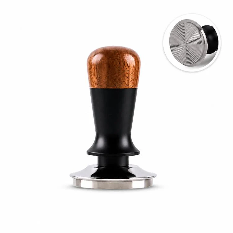 Walnut Wood Handle Coffee Constant Force Tamper(51mm Threaded Bottom) - Image 2