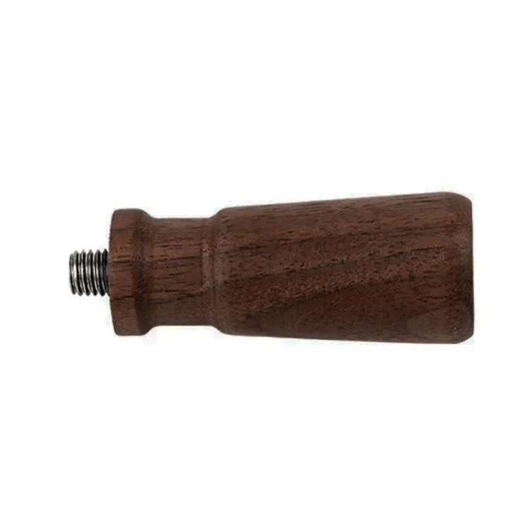 Walnut Wooden Handle Replacement Compatible with M10 Espresso Portafilters(71mm) - Image 2
