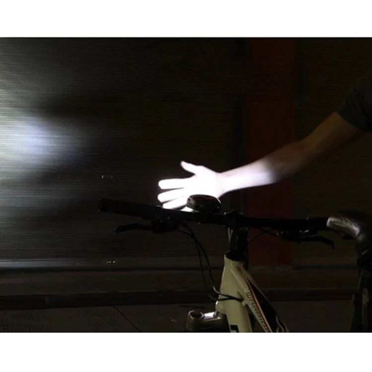 Waterproof USB Rechargeable 5 Modes Yellow & White Light 400LM COB LED Bike Taillight - Image 12