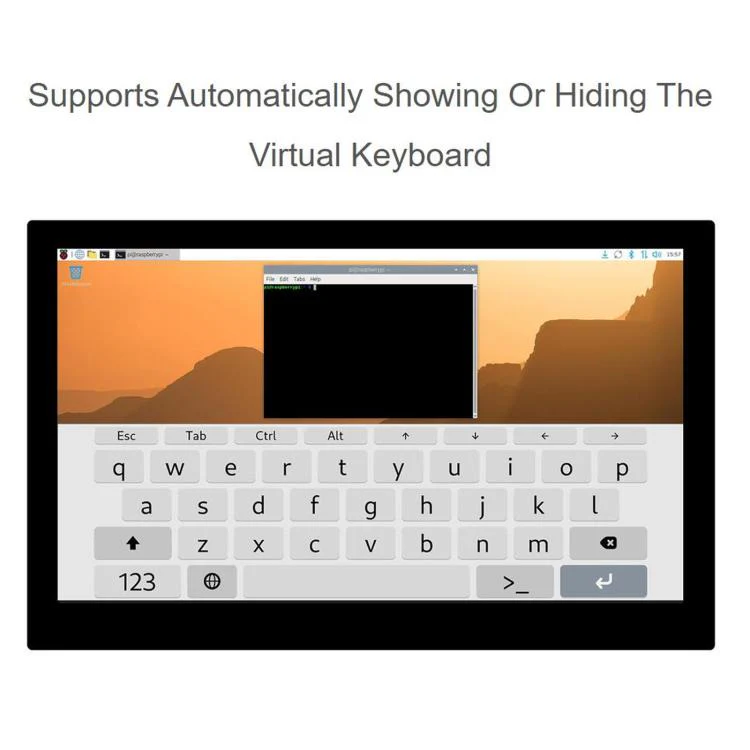 WAVESHARE 13.3 inch High Resolution DSI Capacitive Touch Display, 1920 × 1080, IPS, Toughened Glass Panel, DSI Interface, 10-Point Touch, Spec: Without Back Panel - Image 7