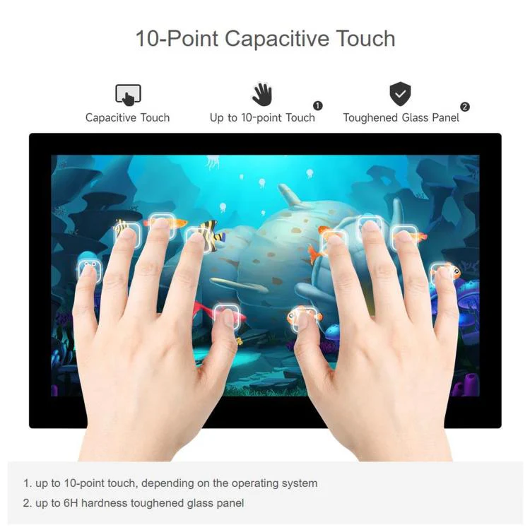 WAVESHARE 13.3 inch High Resolution DSI Capacitive Touch Display, 1920 × 1080, IPS, Toughened Glass Panel, DSI Interface, 10-Point Touch, Spec: Without Back Panel - Image 8
