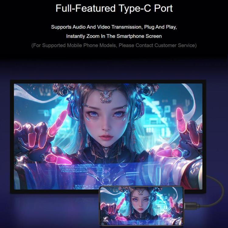 WAVESHARE 21.5inch IPS Touch Monitor With Foldable Stand, 1920 × 1080 Resolution, 144Hz Refresh Rate, 10-Point Capacitive Touch EU Plug - Image 4