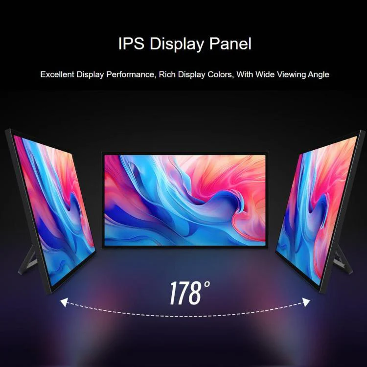 WAVESHARE 21.5inch IPS Touch Monitor With Foldable Stand, 1920 × 1080 Resolution, 144Hz Refresh Rate, 10-Point Capacitive Touch UK Plug - Image 5