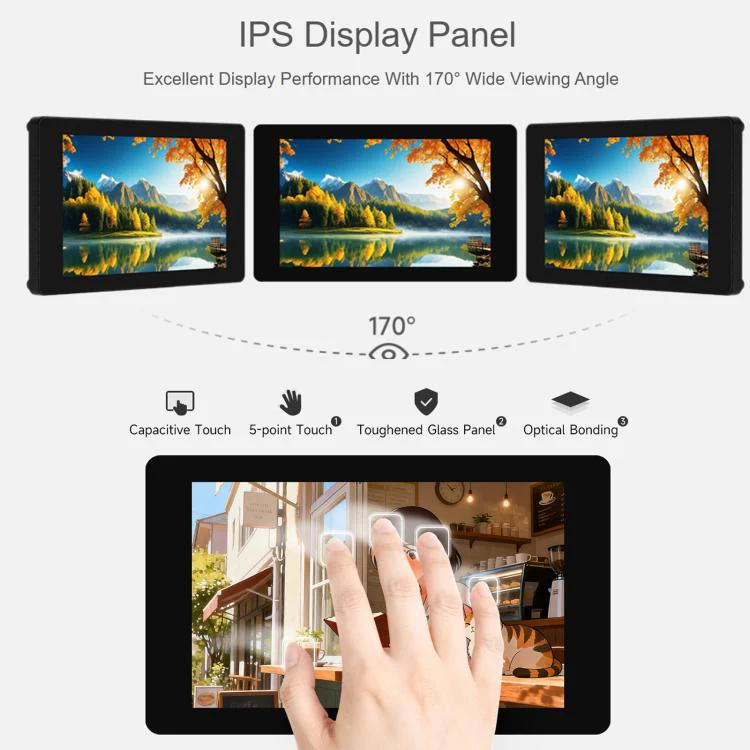 Waveshare 4.3inch DSI Capacitive Touch Display 480 × 800 Resolution, IPS Display Panel - Image 6