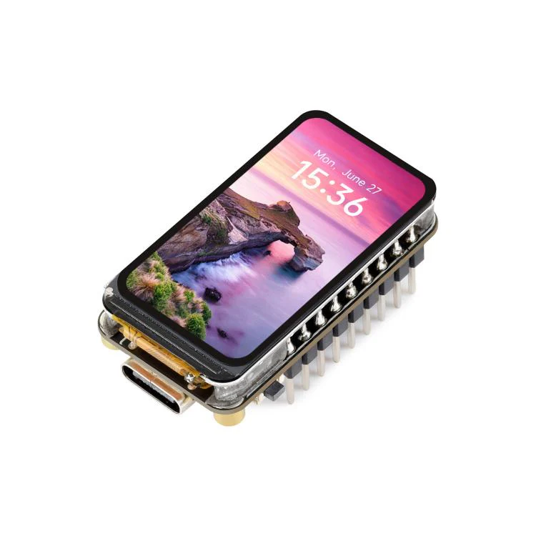 Waveshare ESP32-C5 1.47inch 262K Color LCD Display Development Board Supports Wi-Fi 6 And Bluetooth 5 With Pre-soldered Headers