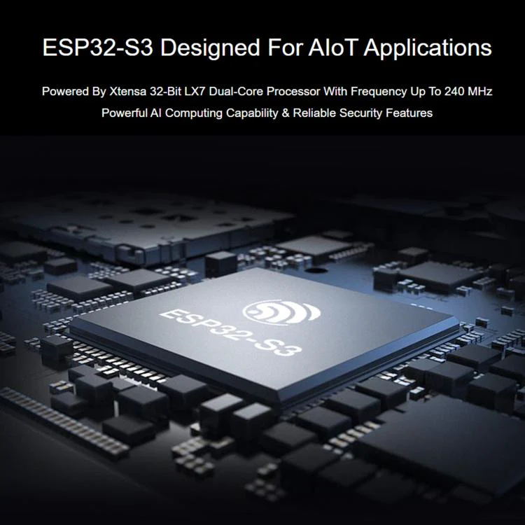 Waveshare ESP32-S3 1U-N16R8 Microcontroller 2.4GHz Wi-Fi Development Board 240MHz Dual Core Processor With Pre-soldered Headers - Image 5