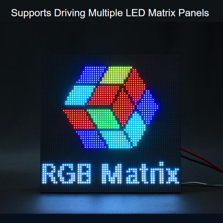 Waveshare ESP32-S3 RGB Matrix Driver Board Onboard Dual Microphones Array, Supports 2.4 GHz Wi-Fi And Bluetooth 5 - Image 4