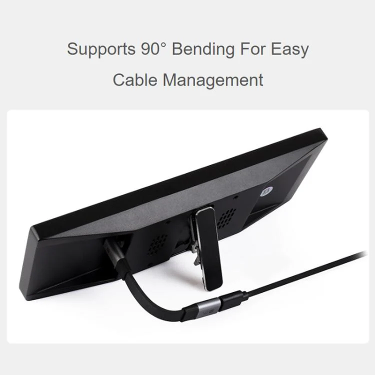 WAVESHARE USB4 V2.0 Type-C Extension Cable 80Gbps High-Definition Video Transmission, Version: 90-Degree Bend Head - Image 5