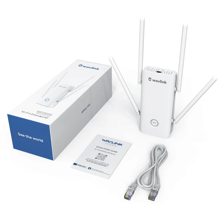 Wavlink AERIAL D4X AX1800Mbps Dual Frequency WiFi Signal Amplifier WiFi6 Extender(UK Plug) - Image 9