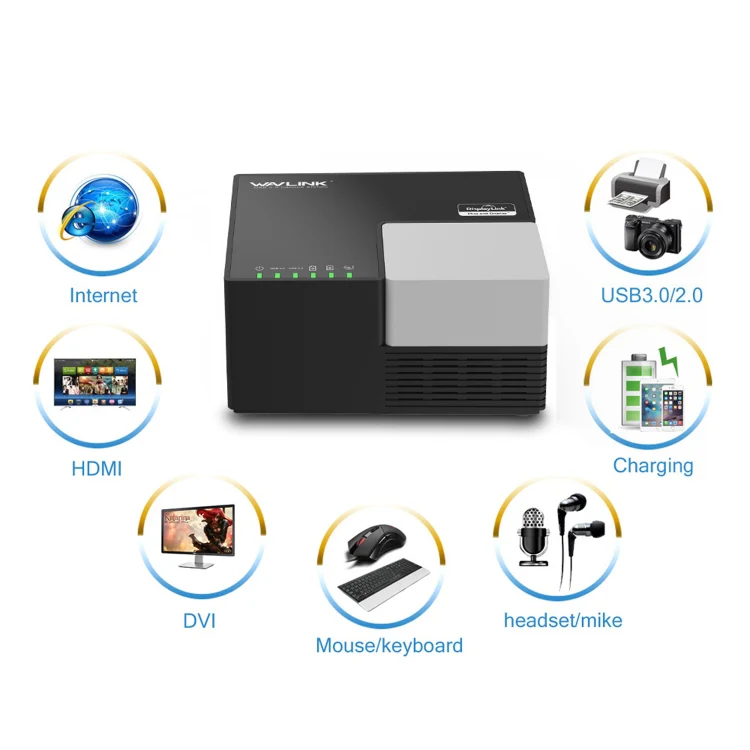 WAVLINK WL-UG39DK3 Fast Charging Gigabit Ethernet Dual Display Video Dock USB 3.0 Hub, Plug:EU Plug - Image 5