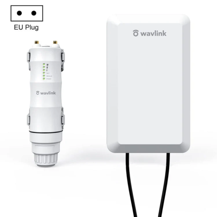WAVLINK WN570HP2 Outdoor Weatherproof 300Mps WiFi Extender Wireless AP Repeater, Plug:EU Plug
