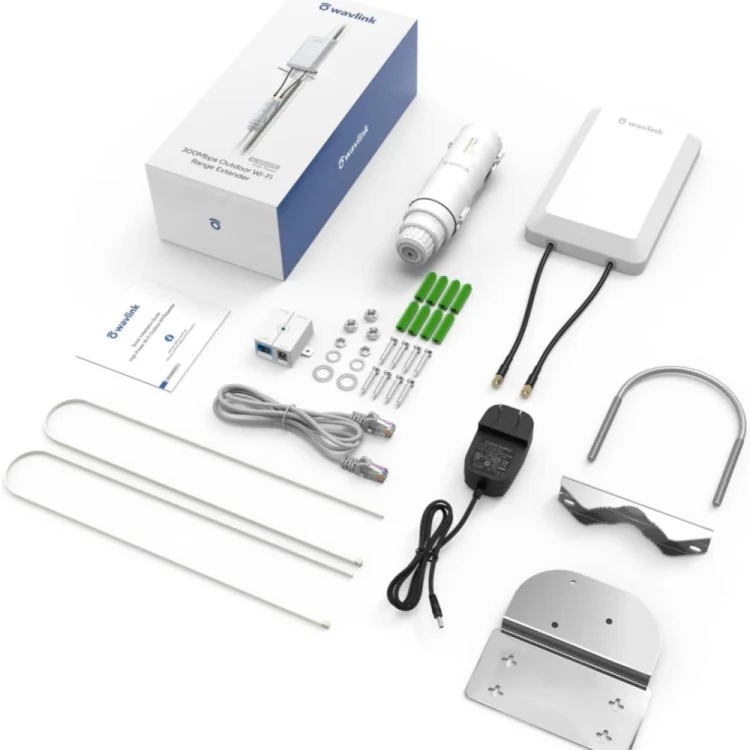 WAVLINK WN570HP2 Outdoor Weatherproof 300Mps WiFi Extender Wireless AP Repeater, Plug:EU Plug - Image 7