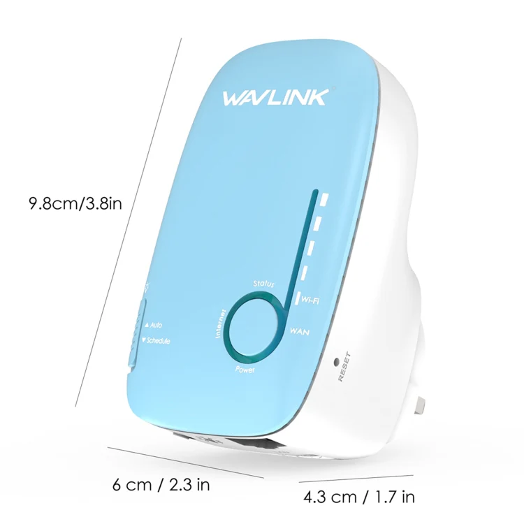 WAVLINK WN576K1 AC1200 Household WiFi Router Network Extender Dual Band Wireless Repeater, Plug:AU Plug (Blue) - Image 5