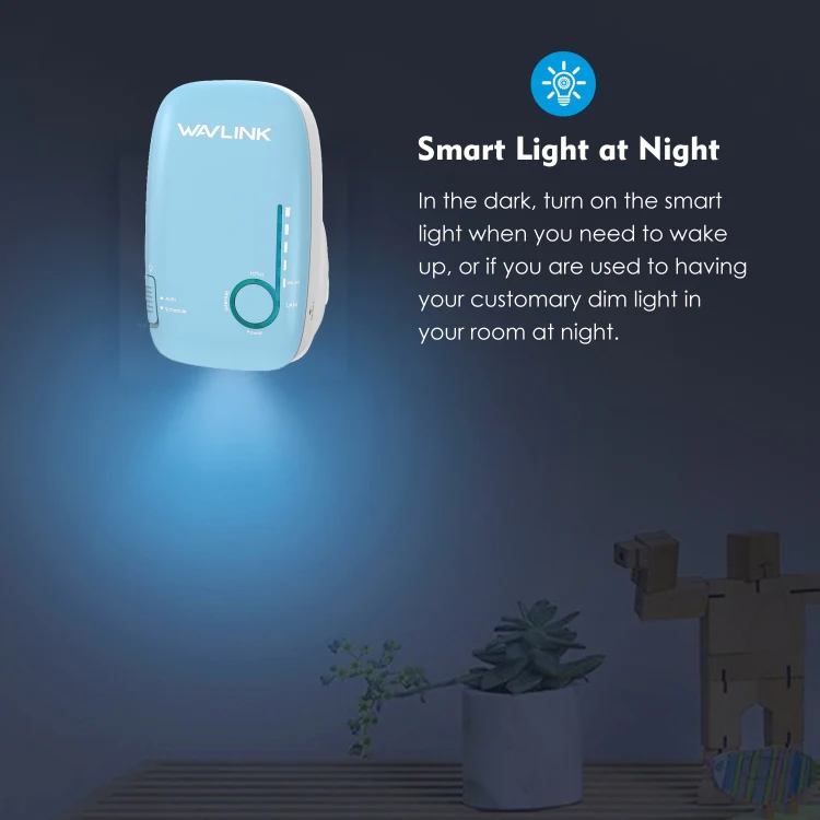 WAVLINK WN576K1 AC1200 Household WiFi Router Network Extender Dual Band Wireless Repeater, Plug:EU Plug (Blue) - Image 8