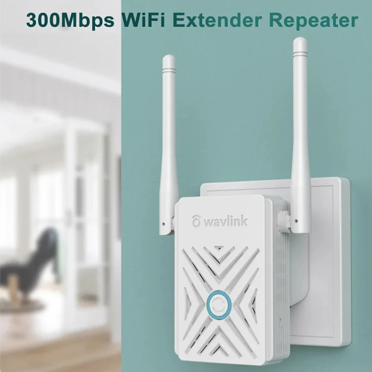 Wavlink WN578W2 300Mbps 2.4GHz WiFi Extender Repeater Home Wireless Signal Amplifier(UK Plug) - Image 3