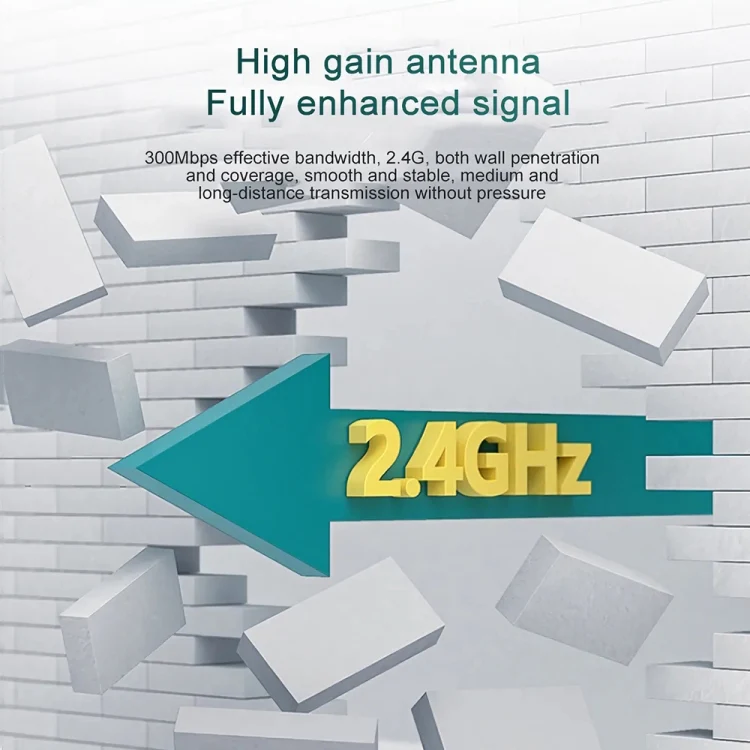 Wavlink WN578W2 300Mbps 2.4GHz WiFi Extender Repeater Home Wireless Signal Amplifier(US Plug) - Image 4