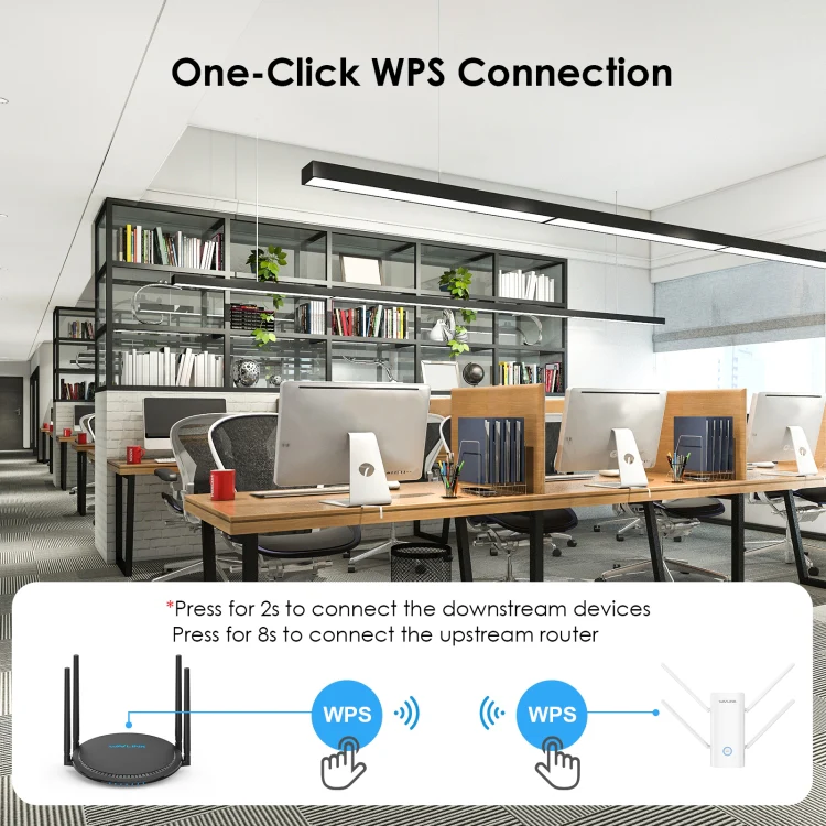 Wavlink WN583AX3 AX3000 Dual Band WiFi Repeater/AP/Router/Mesh Mode WiFi Extender, Plug:AU Plug - Image 7