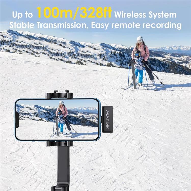 WAVLINK WS-WAJ606C1 Lavalier Noise Reduction Wireless Microphone with 8 Pin RX Receiver - Image 4