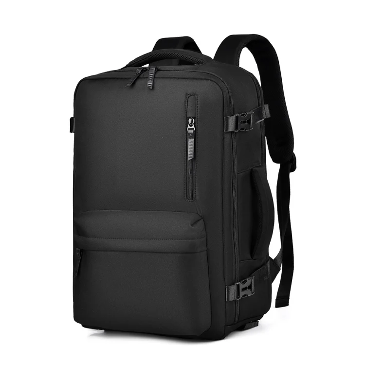 WEIXIER B723 Large Capacity Travel Backpack Simple Computer Bag(Black)