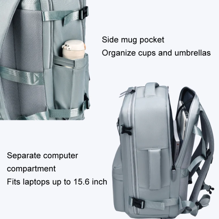 WEIXIER B723 Large Capacity Travel Backpack Simple Computer Bag(Black) - Image 9