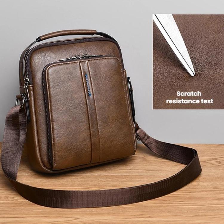 WEIXIER D833 Multi-Functional Men Shoulder Bag Commuter Large Capacity Crossbody Bag(Black) - Image 5
