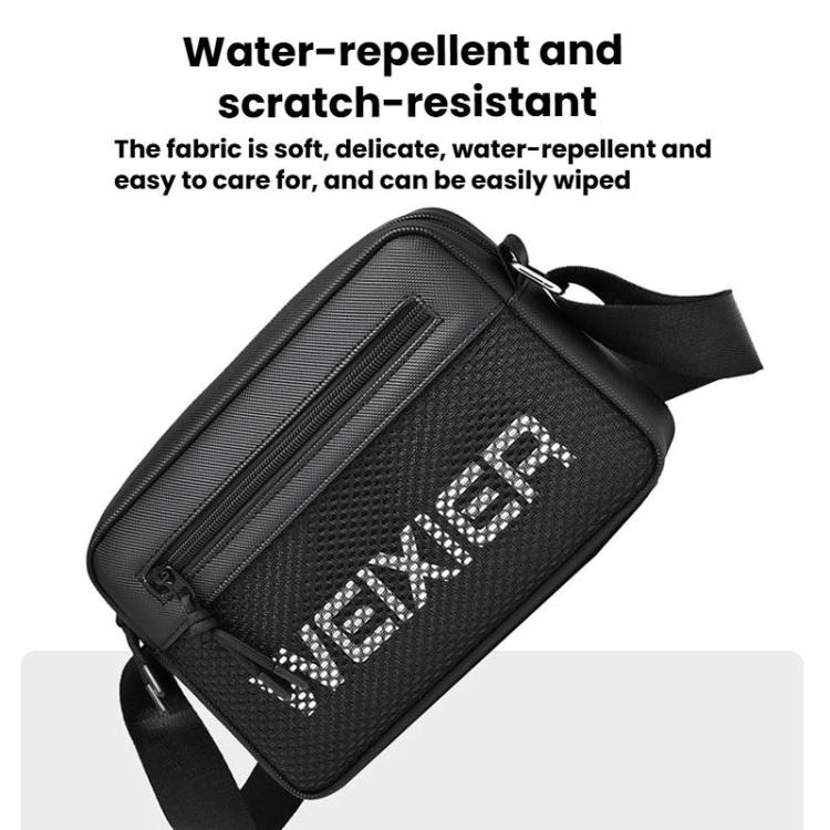 WEIXIER D839 Men Crossbody Shoulder Bag Portable Large-Capacity Bag(Black) - Image 6