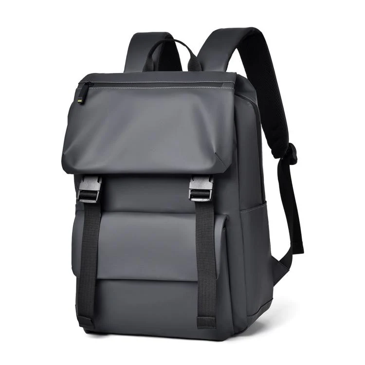 WEIXIER WD2625 Large Capacity Minimalist Waterproof Men Backpack Business Laptop Ba(Gray)