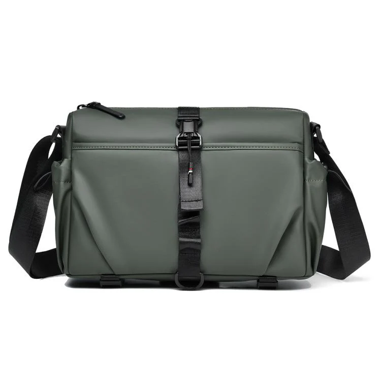 WEIXIER WD5628 Men Sling Bag Large Capacity Chest Pack With Magnetic Buckle, Expandable Bottom For Tripod(Green)